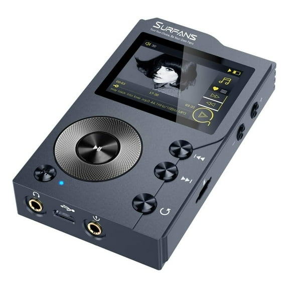 Surfans HiFi MP3 Player Lossless DSD High Resolution Digital Audio Player