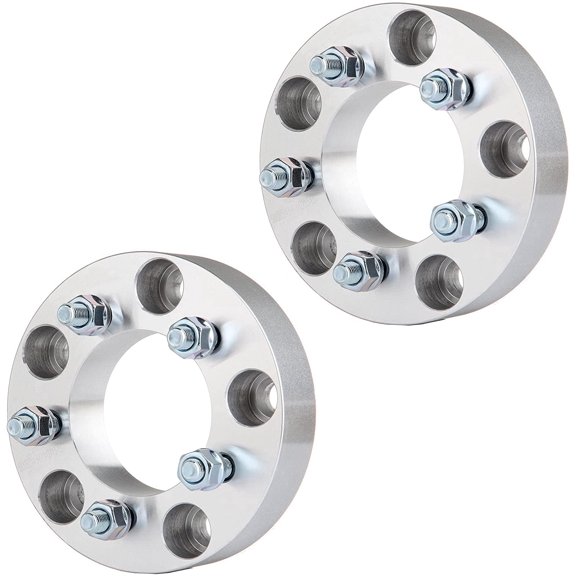 SCITOO 2Pcs 1.5 inch 5 lug Wheel Spacers 5x135 to 5x4.5 with 12x1.5 Studs 87.1mm Center Bore Wheel Adapter Compatible with for 2001-2002 for Blackwood 1998-2002 for Navigator Wheel Spacers 5x114.3mm