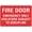 Warning Sign 1, variant on Fire Exit Keep Clear at All Times Sign - 8"x12" Vintage Metal Warning Wall Decor for Home Farm Bar Coffee Shop Club
