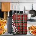 thumbnail image 4 of ZUXONGSY Christmas Tree Air Fryer Cover Kitchen Appliance Protective Cover with Pockets And Handle Universal Coffee Maker Hood Toaster Dust Cover Fit 5 6 Qt Xmas Decor, 4 of 7