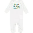 thumbnail image 2 of Inktastic Happy Birthday Daddy Baby Romper Coveralls, 2 of 4