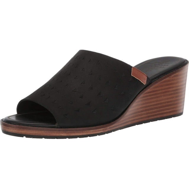 Pendleton Womens Peconic Wedge Sandals, Black, 8 B(M) US