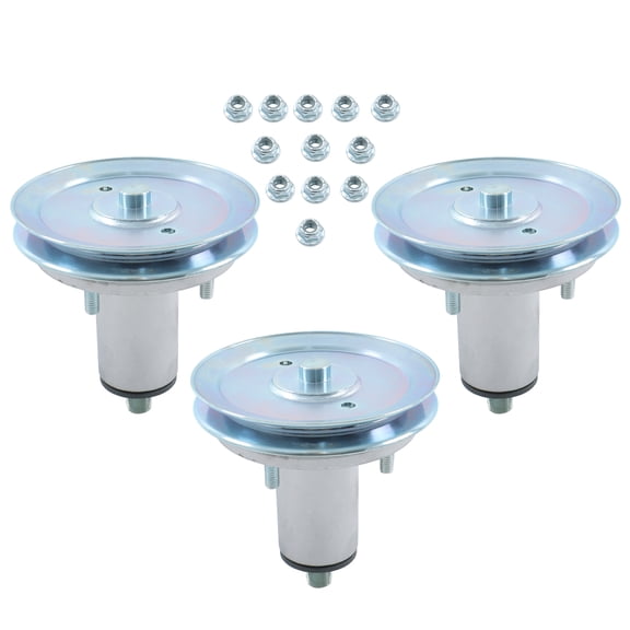 labwork 3 Pack Deck Spindle Assembly w/Pulley For Gravely Ariens 52" 51537200 51528000