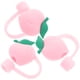 thumbnail image 2 of 3 fundas para pajitas reutilizables, tapas decorativas para pajitas., 2 of 8