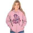 thumbnail image 3 of Betty Boop Cartoon Hottie Tattoo Zip Hoodie Sweatshirt Women Brisco Brands S, 3 of 6