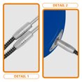 thumbnail image 3 of NUOLUX Cable De Para Guitarra Con Conector 6.35mm De Resorte Color Negro Para Pedales Y Amplificadores, 3 of 8