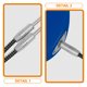 thumbnail image 3 of NUOLUX Cable De Para Guitarra Con Conector 6.35mm De Resorte Color Negro Para Pedales Y Amplificadores, 3 of 8