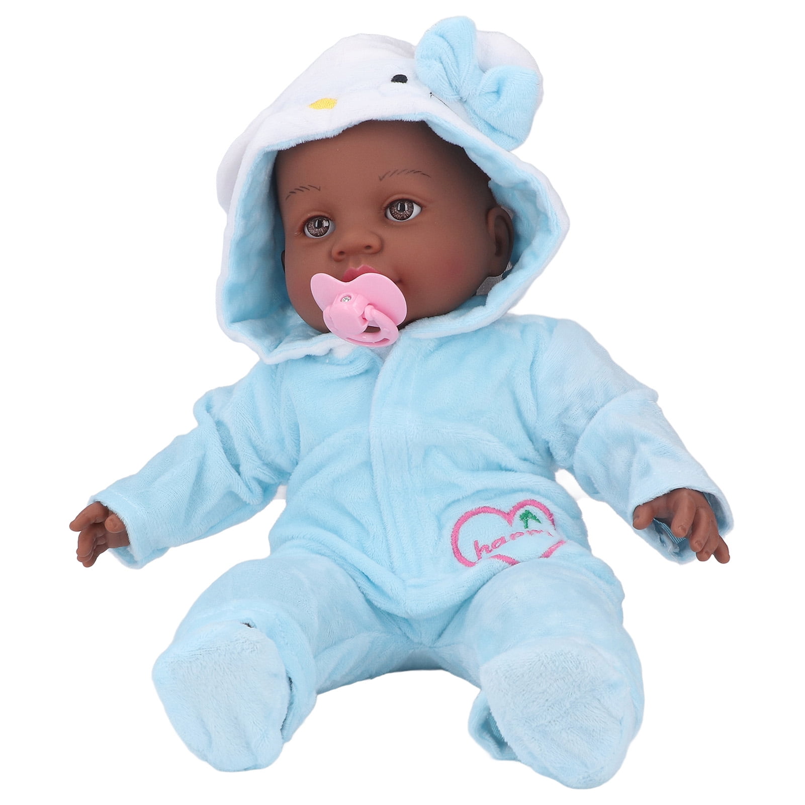 Lifelike Newborn Baby Doll Beautiful Clothes 16inches Black Skin Color Lifelike Dolls For Home Play For Kids Walmart