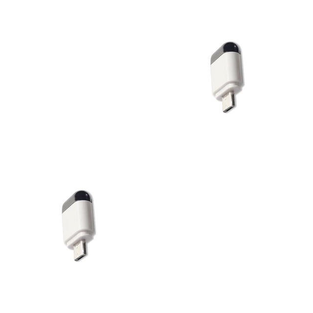 Inteprter Mando a distancia inalámbrico ABS, conexión rápida portátil, adaptador de accesorios de TV para el hogar inteligente, Microinterfaz 2Conjunto