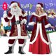 thumbnail image 1 of Disfraz de Papá Noel para Navidad, disfraz de Papá Noel para cosplay, ropa de Papá Noel, disfraz de lujo para adultos, hombres y mujeres, vestido de Navidad, 1 of 5
