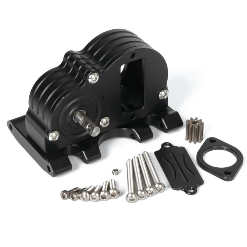 LCG Lower Center of Gravity Transmission Gearbox with Skid Plate for 1/
