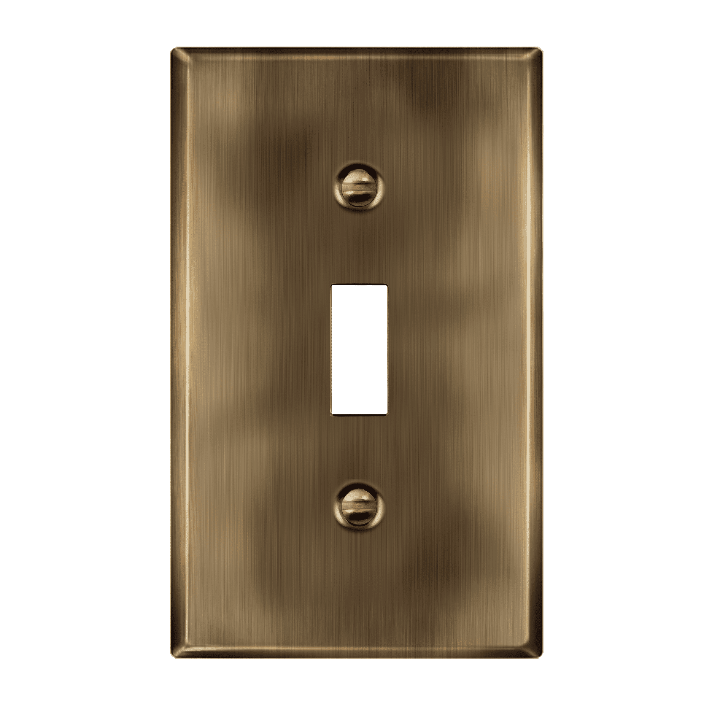 Copertura Vuota Per Prese Esterne ENERLITES - Piastra In Metallo 11,4x7 Cm, Resistente Alle Intemperie E Alla Corrosione, Colore Grigio, Per Cablaggi A Parete