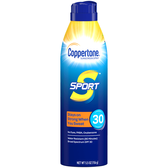 Coppertone Sport Sunscreen Continuous Spray SPF 30, 5.5 oz.