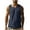 Dark Blue, variant on Yiaimeir Men's Casual Sleeveless Linen Tank Top Breathable Lightweight Summer Vest For Beach Gym And Daily Wear,Size S-3XL
