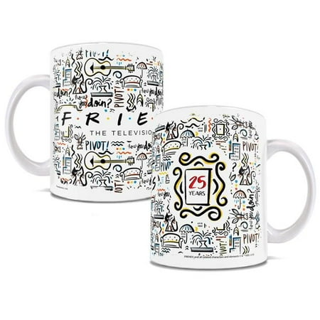 

Trend Setters WMUG1004 Friends 25 Years White Ceramic Mug
