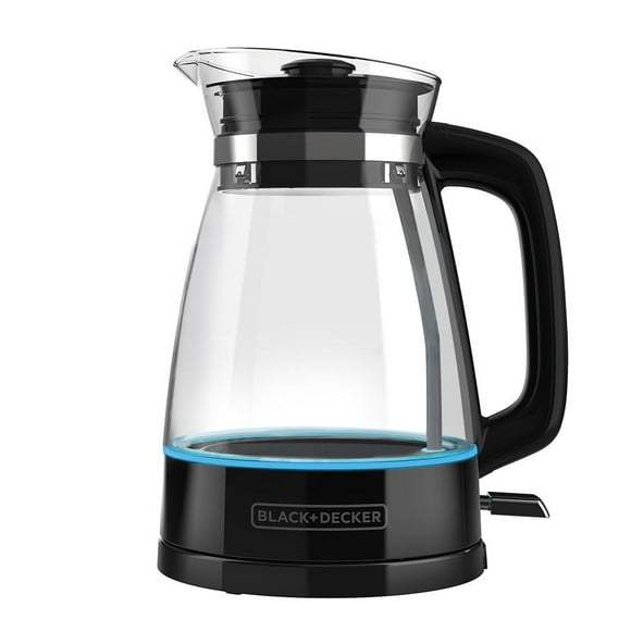 Hervidor Artesanal Black & Decker Eléctrico 1.7 Lts con Luz LED, Base Giratoria y Apagado Automático
