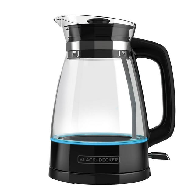 Hervidor Artesanal Black & Decker Eléctrico 1.7 Lts con Luz LED, Base Giratoria y Apagado Automático