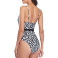 thumbnail image 5 of One Piece Swimsuits for Women Sexy Monokini Swimwear Leopard Zebra, 5 of 7