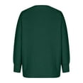 thumbnail image 6 of Leesechin Womens Fall Sweater Dresses Casual Oversized Cable Knit Chunky Pullover Crewneck Long Sleeve Short Sweater Dress Olive Green, 6 of 9