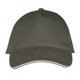 thumbnail image 3 of SOLS - Gorra modelo Long Beach unisex adulto (Militar/beige), 3 of 3