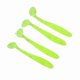 thumbnail image 5 of 50 señuelos de pesca de plástico blando de 5 cm con forma de T, cebos de gusano, accesorios para pesca, verde fluorescente, 5 of 14