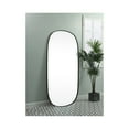 thumbnail image 5 of Elegant Decor Metal Frame Oval Mirror 30x60 Inch in Black, 5 of 10