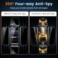 thumbnail image 3 of REJODA-2 Pack 4 Way 360° Privacy Screen Protector for iPhone 17 Pro 6.3-Inches, Horizontal and Vertical All Around Anti-Spy 9H Tempered Glass Film, Scratch Resistant, Zero Bubbles, Face ID Sensitive, 3 of 4