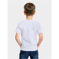 thumbnail image 2 of Breathable Cotton Graphic T-Shirt - Youngsters' Gaming Console | Casual Short-Sleeve Tee for Boys & Girls, "LEVEL 100 OF SCHOOL UNlocked" Design, Perfect for Summer Play & School Celebrations, 2 of 5