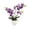 Purple, variant on Artificial Orchid,Potted Phalaenopsis Realistic Faux Flower Plants Lifelike Potted Potted Flower Arrangement for Dining Room,Study,Entrance Decor,14.57x3.54 Inch,Blue