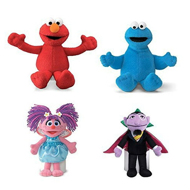 sesame street plush set