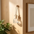 thumbnail image 4 of 1Pc 10ml Hanging Car Air Freshener Diffuser Bottle Empty Clear Glass Essential Perfume Oil Aromatherapy Fragrance Perfume Pendant Glass Bottle Decor with Wooden Caps(M), 4 of 6