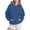 Navy, variant on SHE IS Womens Sweatshirt Zip up Hoodie Womens Oversized Hoodie Zip Womens Pullover Hoodie with Pockets Womens Tops Black Trendy My Orders Placed