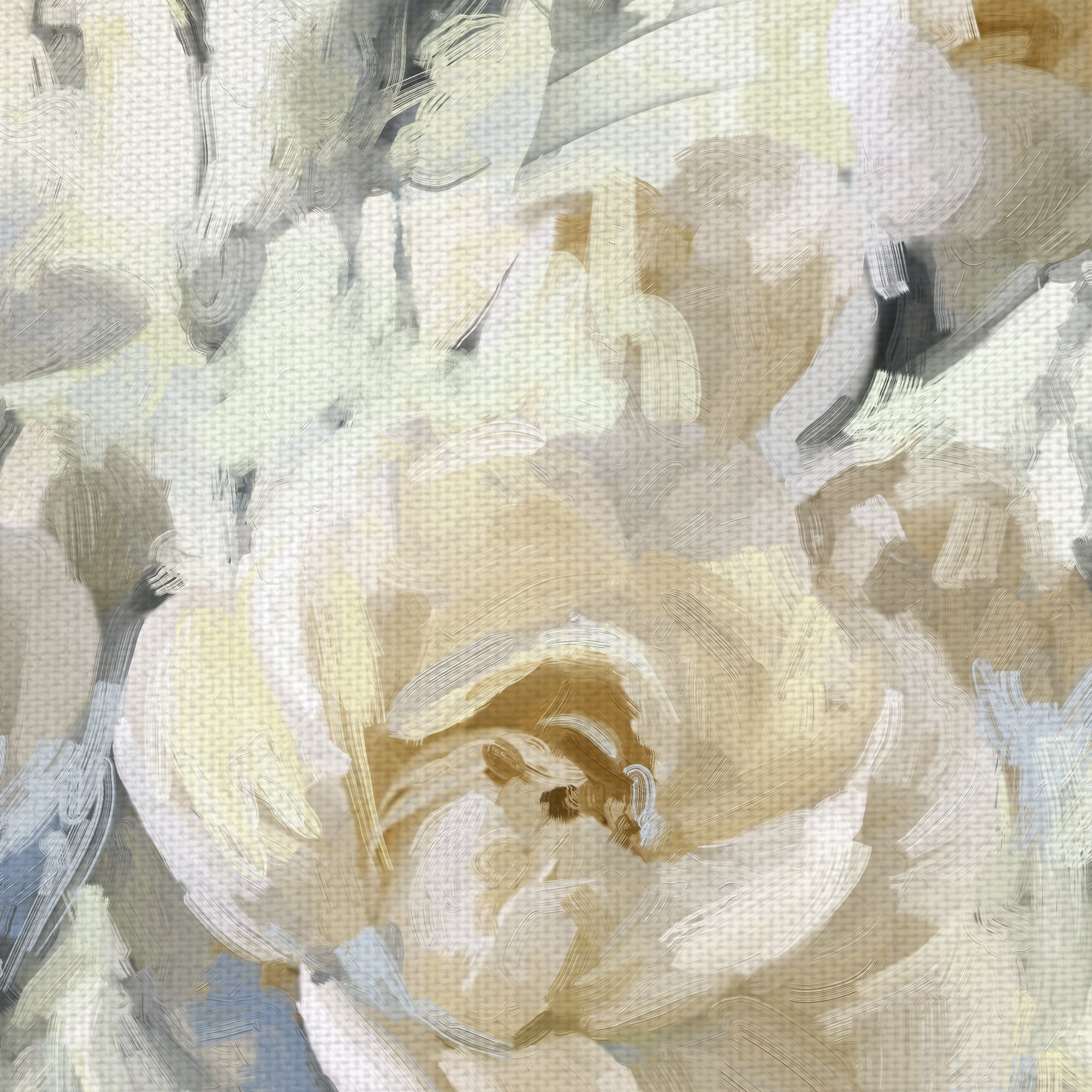 Masterpiece Art Gallery Rose Garden Golds By Studio Arts Canvas Art Print 24" x 36"