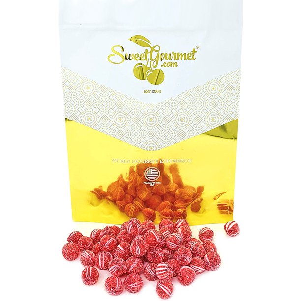 SweetGourmet Sanded Cinnamon Balls Unwrapped Bulk Hard Candy Sweet