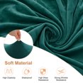thumbnail image 2 of Funda de banco de comedor Uxcell, para bancos de 39.4 a 55" de longitud, funda de terciopelo con hebilla elástica, funda de banco lavable [Verde oscuro], 2 of 7