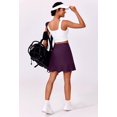 thumbnail image 5 of Pinspark 18" Golf Skirts for Women with 6 Pockets UPF50+ Athletic Tennis Skort High Waisted Stretchy Casual Ruffle Summer Skirt, 5 of 6