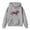Grey, variant on Weebloom Hoodies For Girls Kids Horse Print Long Sleeve Hoodies Trendy Holiday Streetwear,8-9 Years