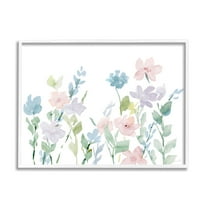 Stupell Industries Spring Meadow Florals Soft Pink Purple Watercolor Flowers, 20 x 16, Design by Lanie Loreth
