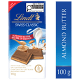 thumbnail image 3 of Lindt SWISS CLASSIC Milk Chocolate Almond Butter Bar, 100g, 3 of 6
