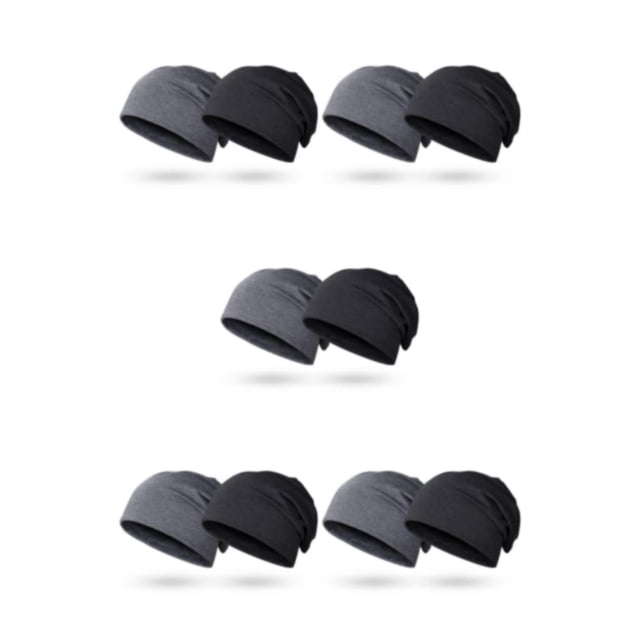 stanreset 2 Piece Stay Fashionable In Winter Trendy Cap For Cold Days Unisex Cotton Beanie Hat Hip Hop 5Set