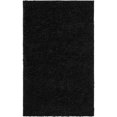 thumbnail image 1 of Unique Loom Everyday Shag Plush Area Rug 3' 3 x 5' 3 Rectangle in Black, 1 of 1