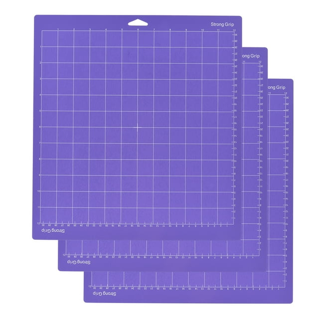 3PCS 12*12 Inch Replacement Cutting Mat Adhesive Gridded Cutting Mats Compatible with Silhouette Cameo Cricut Cutting Machine Explore Plotter Machine