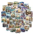 thumbnail image 1 of Paquete de pegatinas World Landmark Collection, 50 unidades, transparentes, 1 of 2