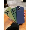 thumbnail image 7 of Liquid Silicone Solid Colour case, Skin-Friendly Texture, Couple Model case, Simple Style, for iPhone 15 14 13 12 11 Pro Max XS XR X Phone Case (Grey,iPhone 14 Pro Max), 7 of 7