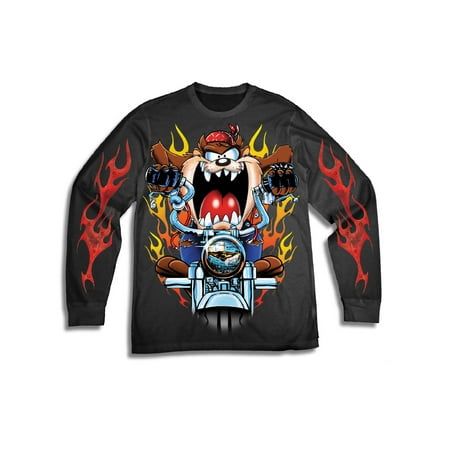 Looney Tunes Classics - Men's Looney Tunes Taz Long Sleeve Graphic T Shirt