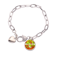 thumbnail image 1 of Deciduous Maple Autumn Donkey Heart Chain Bracelet Jewelry Charm Fashion, 1 of 3