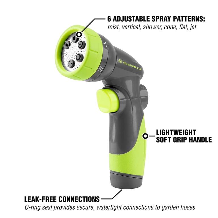 Flexzilla 6-Pattern Garden Hose Nozzle photo 3