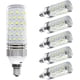 thumbnail image 1 of Bombilla LED E12, 16 W, bombillas LED para lámpara de araña, 1500 lm, blanco cálido, 6000 K, 120 W, equivalente a incandescente Cri80+, bombillas LED para candelabro, no regulables, 1 of 5