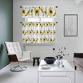 thumbnail image 5 of Sunflower Kitchen Curtains Valances and Tiers Set of 3 Butterfly Bee Tier Curtains and Valance with Rod Pocket for Small Windows, 27.5"x24", 5 of 9