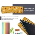 thumbnail image 5 of Yiaed Bees And Ladybug Print Leather Pencil Case - Leather Pen Pencil Holder - Elegant & Practical Pencil Pouch for Work & Office, 5 of 7
